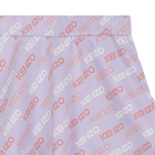 Ausgestellter Rock mit Logo KENZO KIDS 
                    GIRL