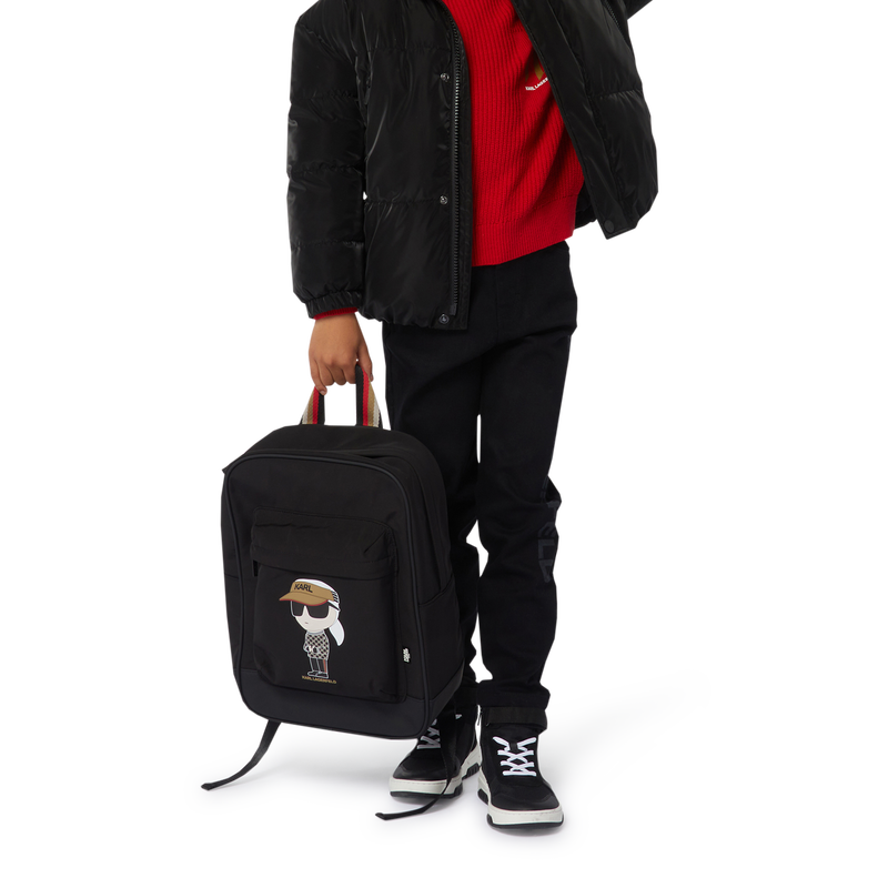 High-Top-Sneaker aus Leder KARL LAGERFELD KIDS 
                        BOY