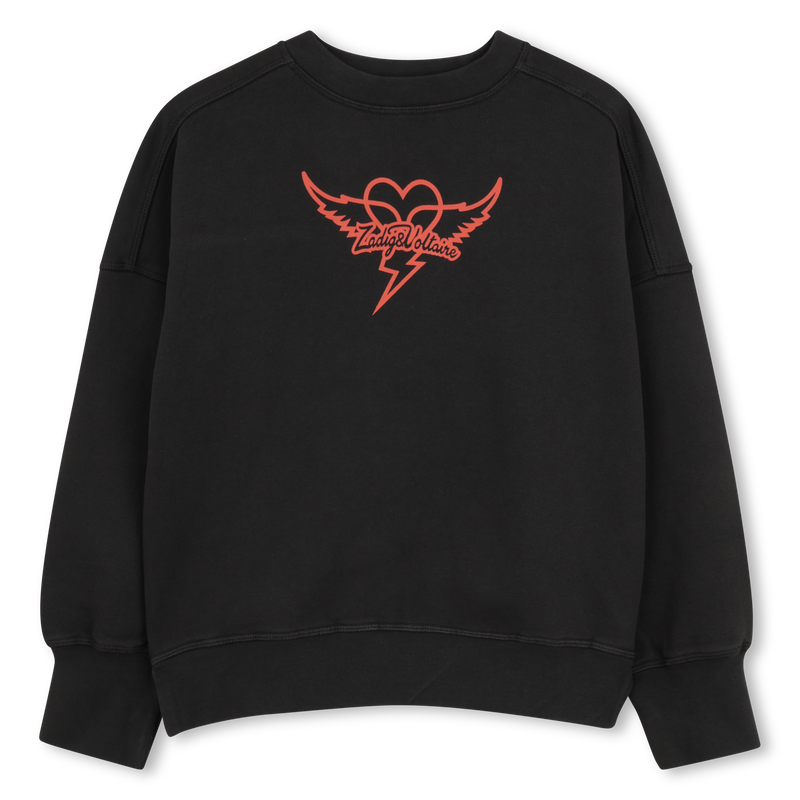 SWEATSHIRT MIT RUNDHALSAUSSCHNITT ZADIG & VOLTAIRE 
                        GIRL