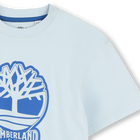 Zweifarbiges T-Shirt mit Logo TIMBERLAND 
                    BOY