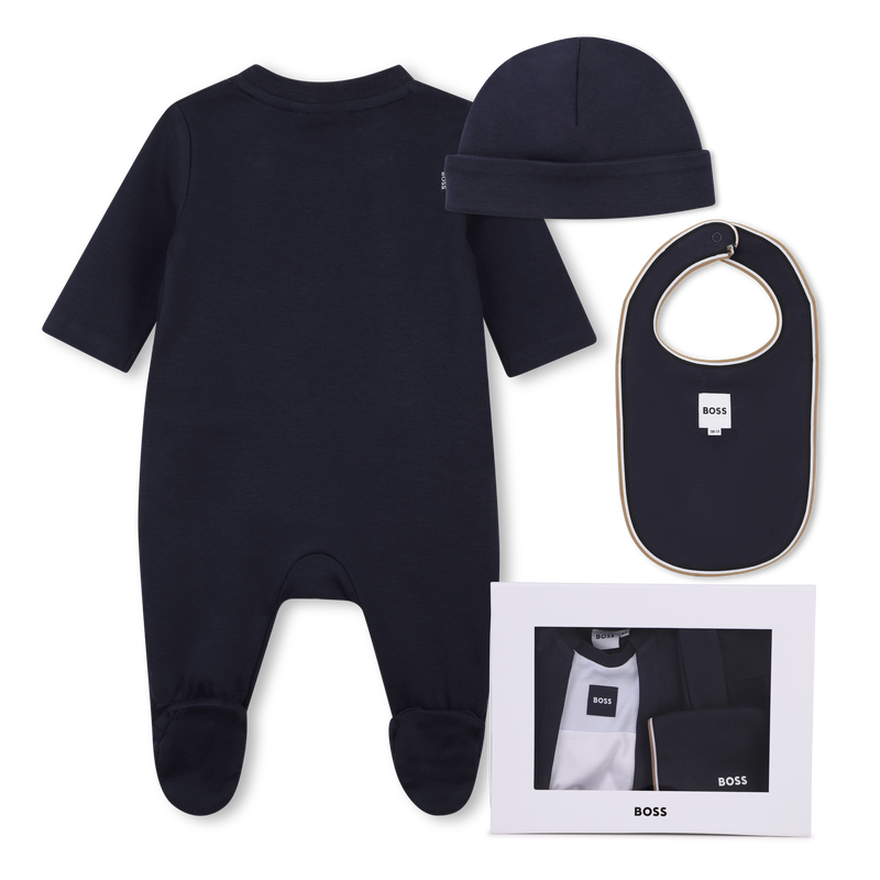 Pyjama-Set mit M&uuml;tze und L&auml;tzchen BOSS 
                        BOY