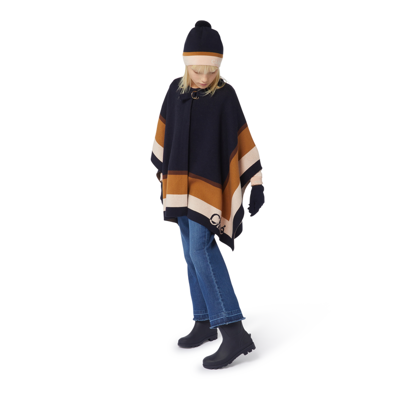 Cape mit mehrfarbigen Streifen CHLOE 
                        GIRL