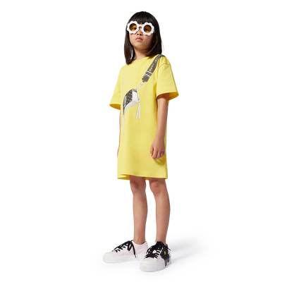 Gerades, kurzes Baumwoll-Kleid MARC JACOBS GIRL