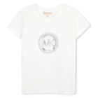 T-Shirt mit kurzen &Auml;rmeln, GEBROCHENES WEISS, hi-res