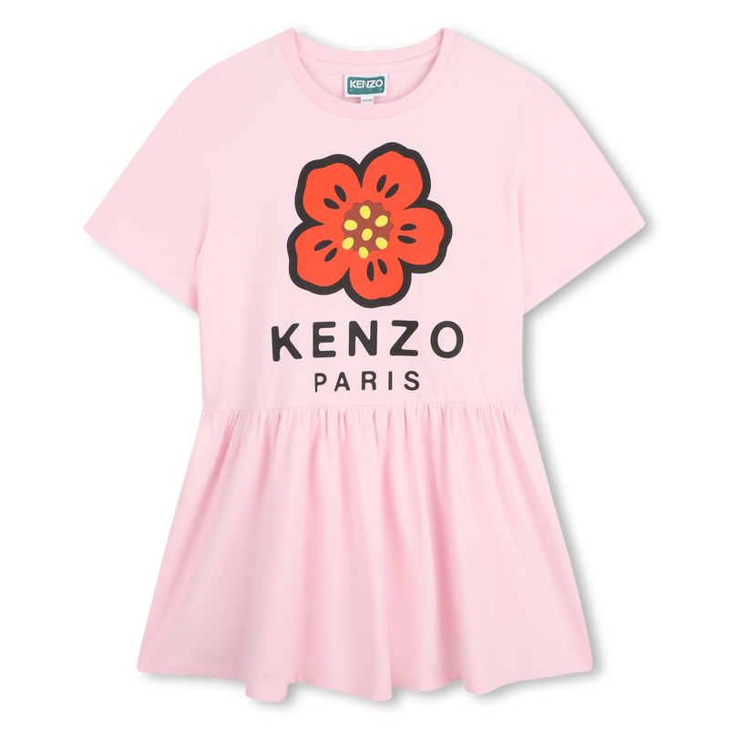 KLEID IN DER TAILLE GERAFFT KENZO KIDS 
                        GIRL