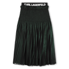 Schimmernder Midi-Plissee-Rock KARL LAGERFELD KIDS 
                    GIRL