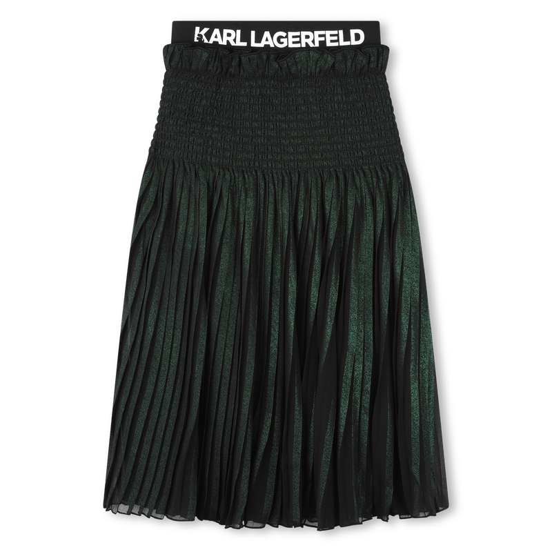 Schimmernder Midi-Plissee-Rock KARL LAGERFELD KIDS 
                        GIRL