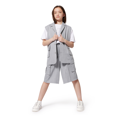 Lange Shorts mit Streifen DKNY GIRL