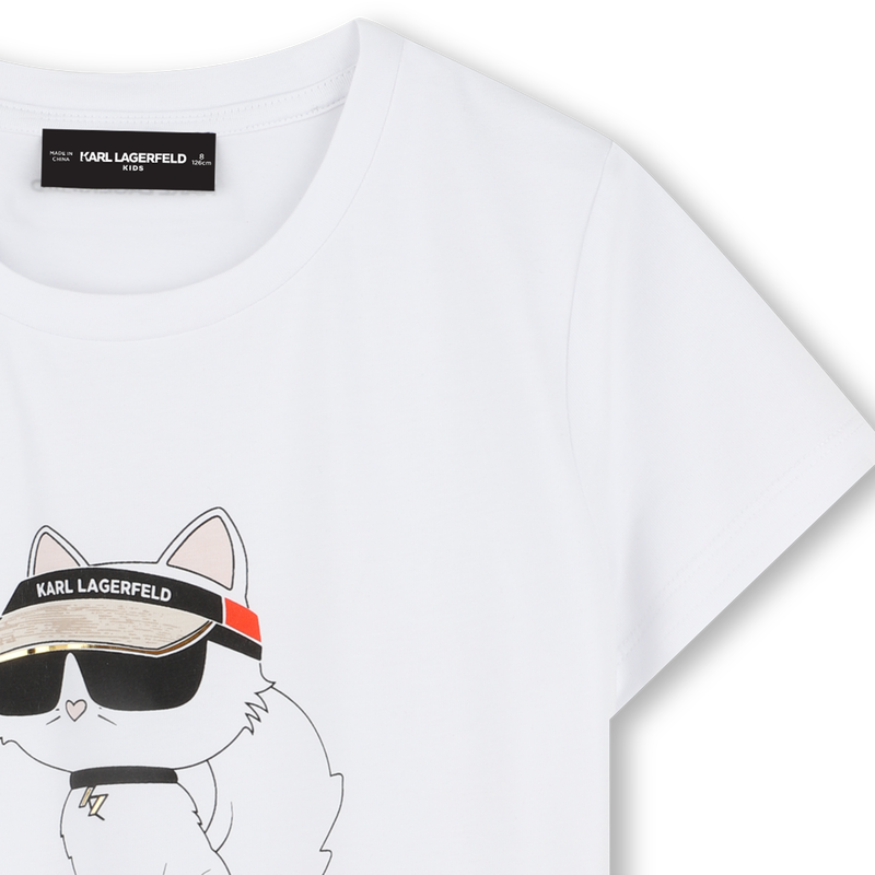 T-Shirt mit Druck KARL LAGERFELD KIDS 
                        GIRL