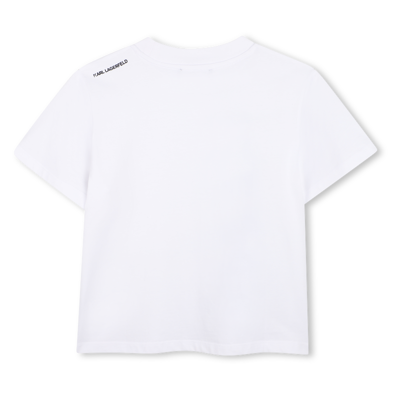 BEDRUCKTES T-SHIRT KARL LAGERFELD KIDS 
                        BOY