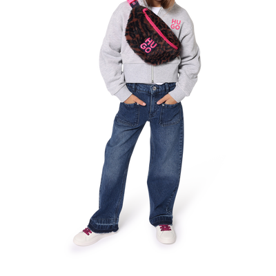 Sweatjacke mit Blumenmotiv HUGO GIRL