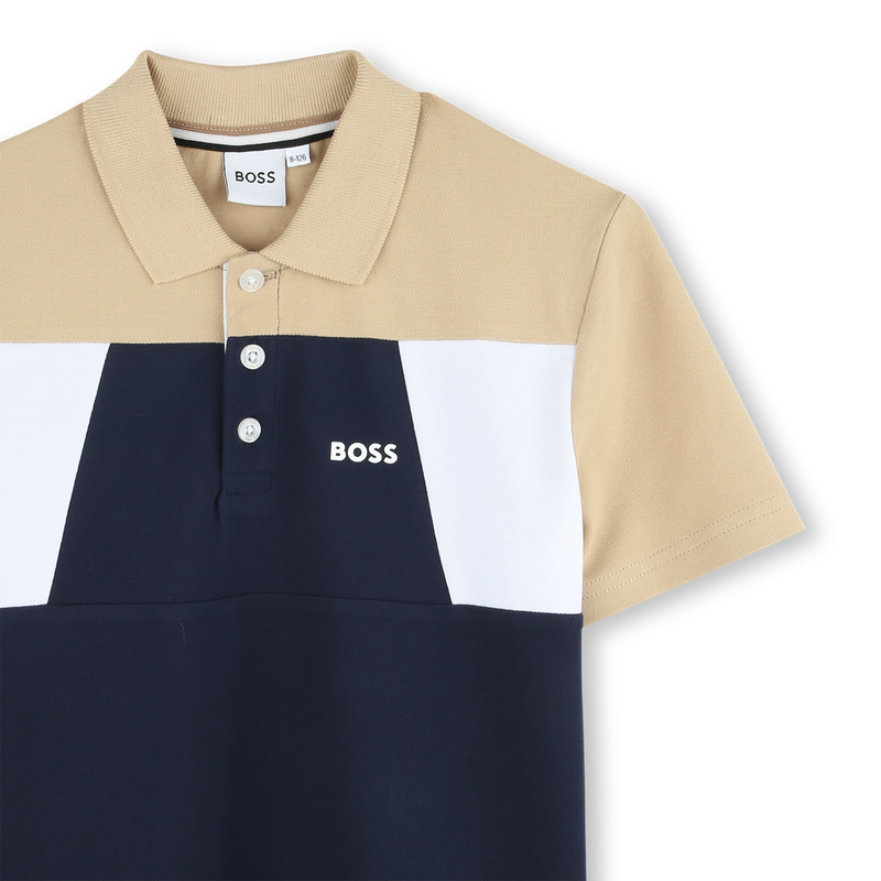 Poloshirt mit Farbblockmuster BOSS 
                        BOY