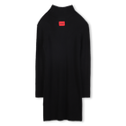 Lang&auml;rmeliges Strickkleid HUGO 
                    GIRL