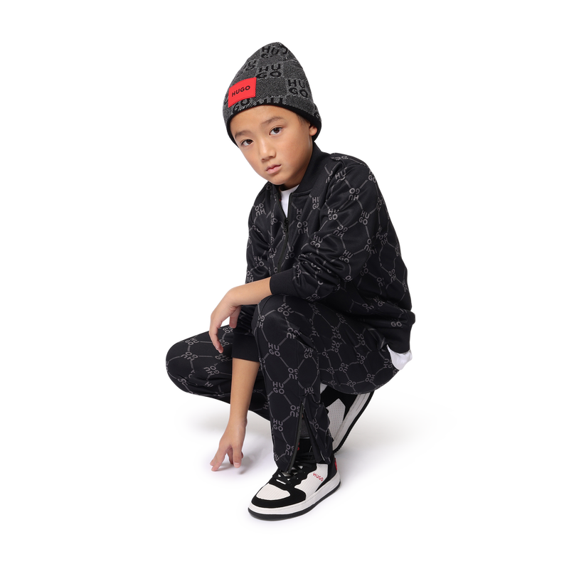 Sweatjacke aus Molton HUGO 
                        BOY