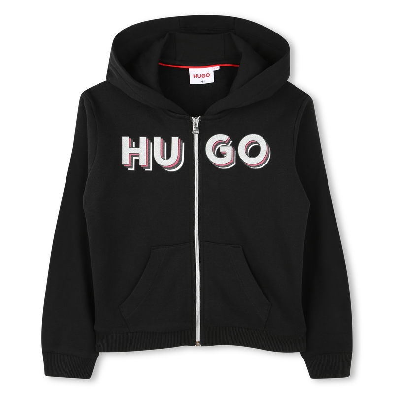 Kapuzen-Sweatshirt mit Zipper HUGO 
                        GIRL