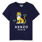 Bedrucktes t-shirt, MITTELALTERLICHES BLAU, hi-res