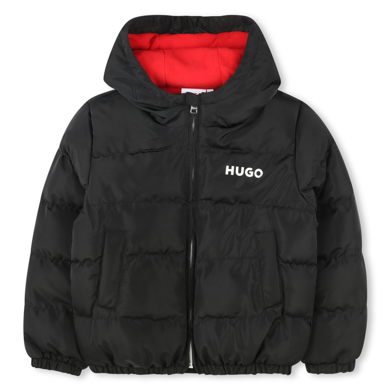 Gef&uuml;tterte Kapuzenwinterjacke HUGO 
                        GIRL