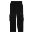 Flie&szlig;ende Hose mit weitem Bein, SCHWARZ, hi-res