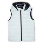 Daunenjacke mit Kapuze in Flann-Optik BOSS 
                    BOY