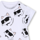 Kurz&auml;rmeliges kleid KARL LAGERFELD KIDS 
                    GIRL