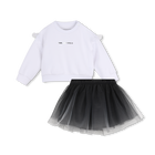 Sweat- und Rockset KARL LAGERFELD KIDS 
                    M&Auml;DCHEN