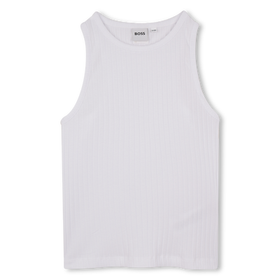 TANKTOP MIT METALLPLATTE BOSS GIRL