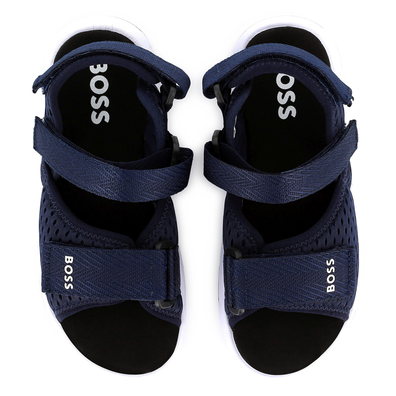 Klett-Sandalen aus Canvas BOSS 
                        BOY