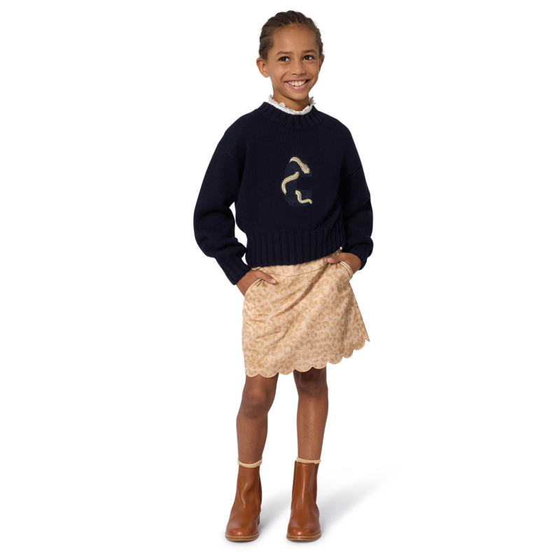 Kurzer Rock mit Leopardenprint CHLOE 
                        GIRL