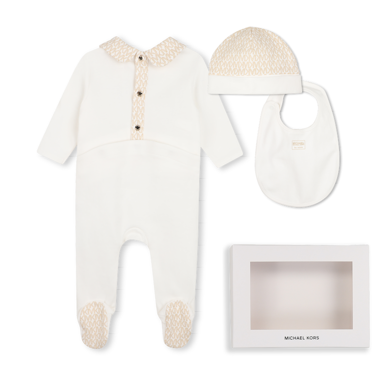 Pyjama-Set mit M&uuml;tze und L&auml;tzchen MICHAEL KORS 
                        M&Auml;DCHEN