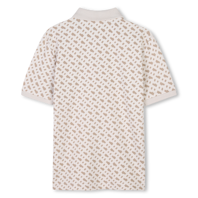 Gerades Poloshirt mit Print BOSS BOY