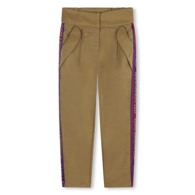 Hose mit Streifen-Besatz KARL LAGERFELD KIDS GIRL