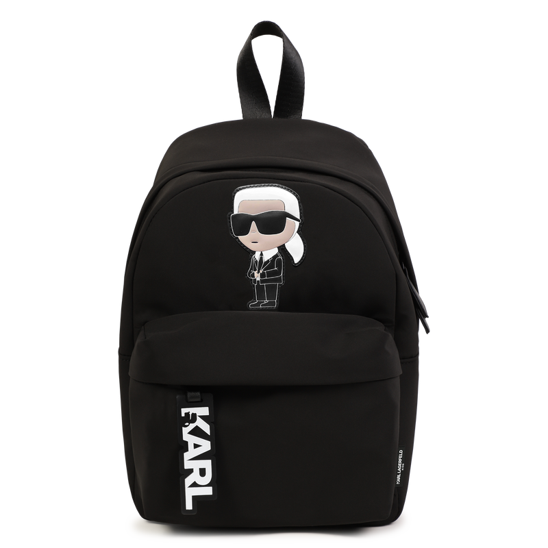 Kleiner Rucksack mit Badge KARL LAGERFELD KIDS 
                        GIRL