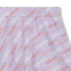 Ausgestellter Rock mit Logo KENZO KIDS 
                    GIRL
