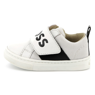 Ledersneaker mit Klettriemen BOSS BOY