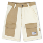 Verstellbare Bermudas aus Twill TIMBERLAND 
                    BOY