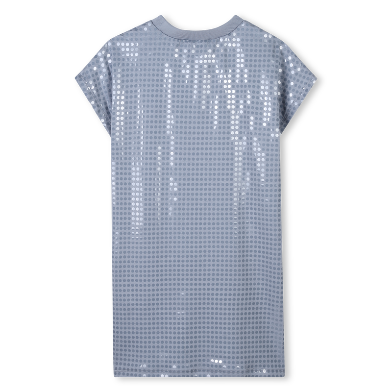 Baumwollkleid mit Pailletten DKNY 
                        GIRL