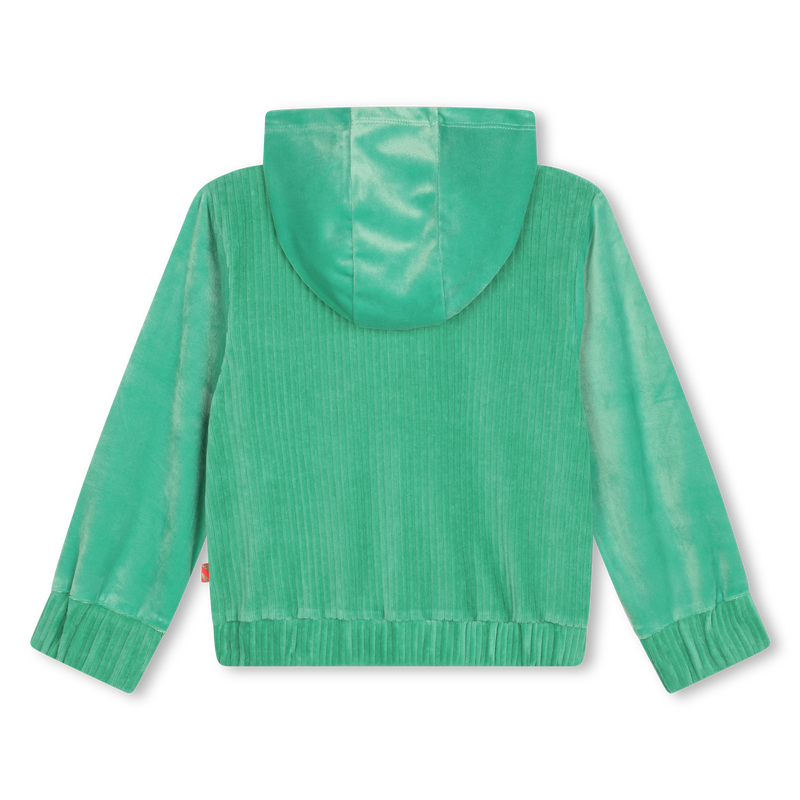Samtige Sweatjacke mit Kapuze BILLIEBLUSH 
                        GIRL