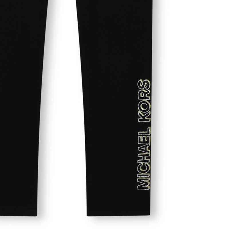 Leggings mit Glitzerlogo MICHAEL KORS 
                        GIRL