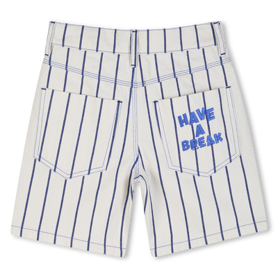 BERMUDASHORTS AUS ZERKNITTERTEM MATERIAL BILLIEBLUSH BOY