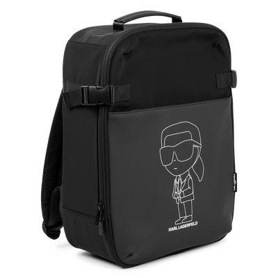 Rucksack mit KARL-Print KARL LAGERFELD KIDS BOY