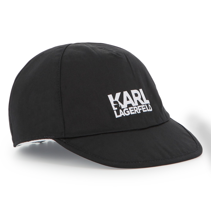 Wendbares Baumwoll-Cap KARL LAGERFELD KIDS 
                        BOY