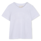 T-Shirt mit kurzen &Auml;rmeln, WEISS, hi-res