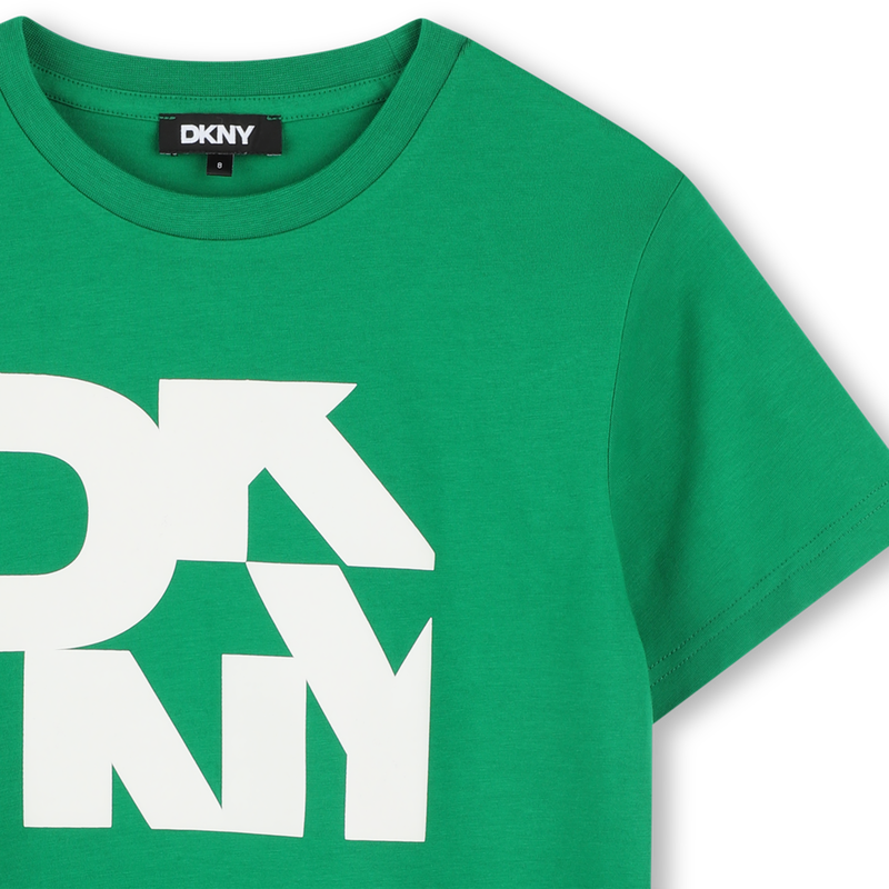 T-Shirt mit beidseitigem Druck DKNY 
                        BOY