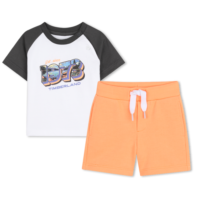 SET AUS T-SHIRT UND SHORTS TIMBERLAND 
                        BOY