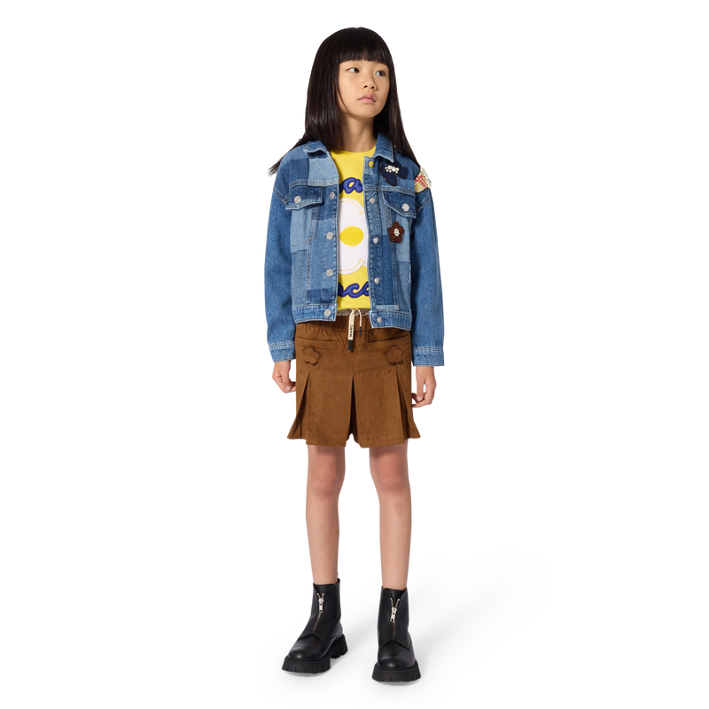 Wildleder Shortsrock MARC JACOBS 
                        GIRL