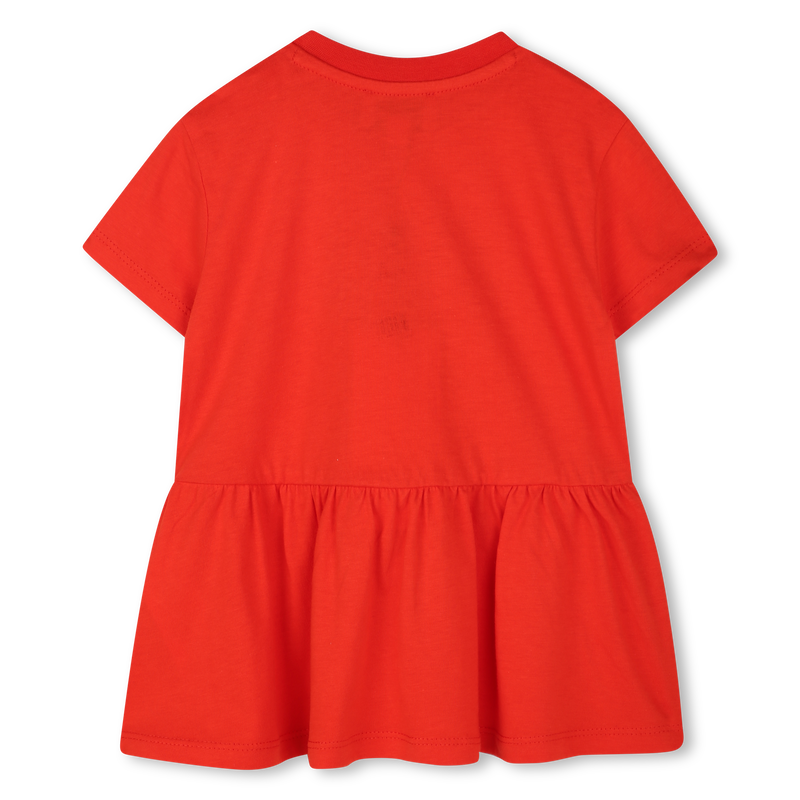 Kurz&auml;rmliges Kleid KENZO KIDS 
                        GIRL