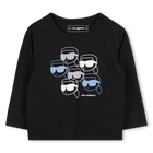 Langarm-T-Shirt KARL LAGERFELD KIDS 
                    BOY