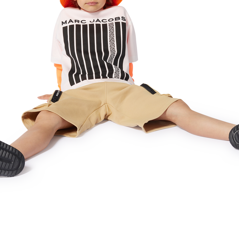 Zweifarbiges Baumwoll-T-Shirt MARC JACOBS 
                        BOY