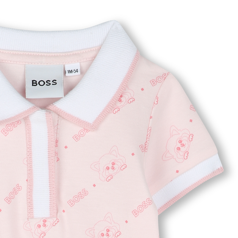 Bedrucktes Polokleid BOSS 
                        GIRL