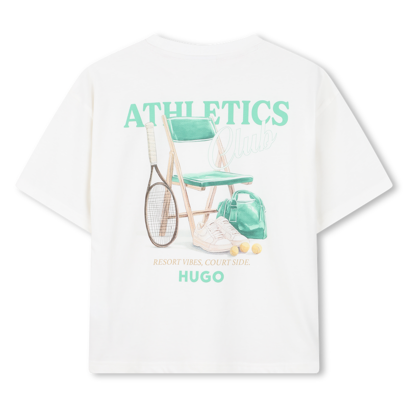 KURZ&Auml;RMELIGES T-SHIRT HUGO 
                        BOY